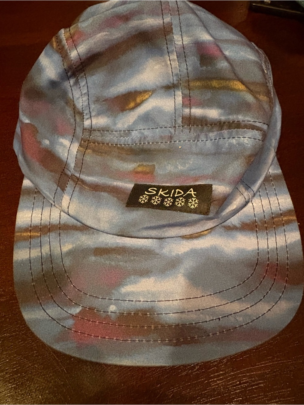 Kids Blue Tie-Dye Performance Cap